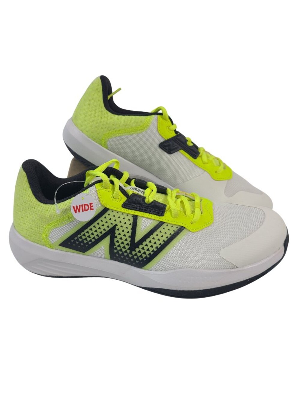 New Balance Wide Fit Men's Sneakers M6967Q4 Size 9 US White & Neon Yellow